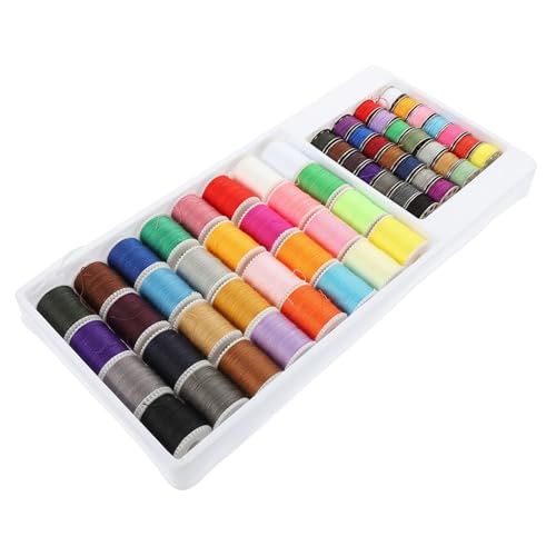 SEWACC 60Stücke Teiliges Stickgarn Set mit Tragbaren Spulenfäden Leuchtenden Farben und Glattem Material für Handwerk Nähen und Dekoration für Anfänger und SEWACC 60Stücke Teiliges Stickgarn Set mit Tragbaren Spulenfäden Leuchtenden Farben und Glattem Material für Handwerk Nähen und Dekoration für Anfänger und von SEWACC