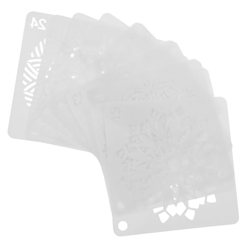 SEWACC 64 Stück Teiliges Mandala Stencil Wiederverwendbare DIY Malerei Schablonen für Wand Möbel Steine und Bastelprojekte Vielseitige Malvorlagen Zubehör für Kreative Gestaltung von SEWACC