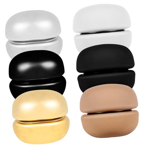 SEWACC 6Paare Magnetische Hijab Pins Magnetverschlüsse Farben Vielseitige Anstecknadeln für Schals und Kleidung Sicherer Halt von SEWACC