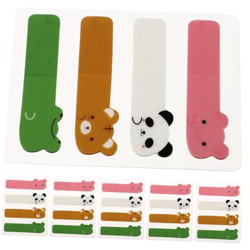 SEWACC 6er Packungen Selbstklebende Page Marker Tabs Transparent Pet Indexetiketten Bunte Haftnotizen Für Bücher Büro Schule Zum Beschriften Und Organisieren von SEWACC