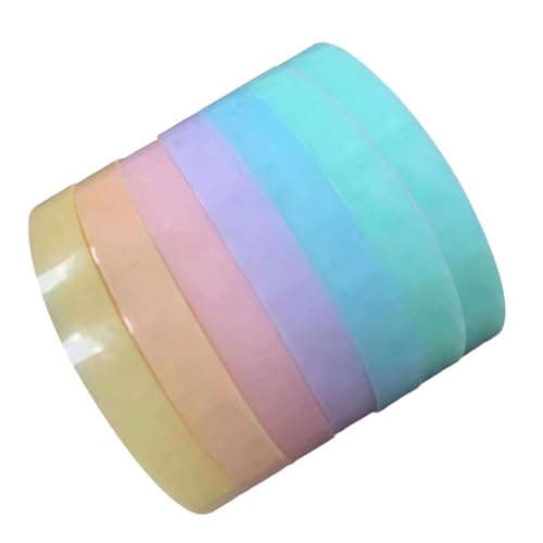 SEWACC 7 Rollen Teiliges DIY Klebeband mit Farbigen Doppelseitigen Selbstklebenden Masking Tapes und Stressabbauenden Klebeball als Belohnung oder Sensorisches Zufällige Zufällige Farbe SEWACC 7 Rollen Teiliges DIY Klebeband mit Farbigen Doppelseitigen Selbstklebenden Masking Tapes und Stressabbauenden Klebeball als Belohnung oder Sensorisches Zufällige Zufällige Farbe von SEWACC