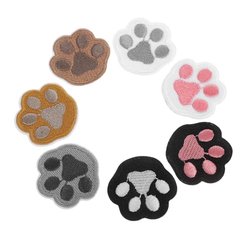 SEWACC 7 Stück Bügelbare Applikationen für Kleidung Diy Zubehör für Hüte Jeans Schuhe und Rucksäcke Tierpfoten Patches für Kreative Designs SEWACC 7 Stück Bügelbare Applikationen für Kleidung Diy Zubehör für Hüte Jeans Schuhe und Rucksäcke Tierpfoten Patches für Kreative Designs von SEWACC