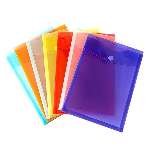 SEWACC 7 Stück Teiliges Dokumentenmappe Bunte Kunststoff Aktenordner Wiederverwendbare Datei Taschen Praktische Aufbewahrung für Büro und Schule SEWACC 7 Stück Teiliges Dokumentenmappe Bunte Kunststoff Aktenordner Wiederverwendbare Datei Taschen Praktische Aufbewahrung für Büro und Schule von SEWACC