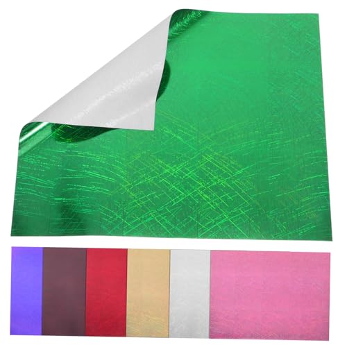 SEWACC 7 Stück Teiliges Holographisches Htv Vinyl Hitzebeständige Metallische Heat Transfer Vinyl Folien für DIY T-shirts Langlebig Leuchtende Designs Einfache Anwendung mit SEWACC 7 Stück Teiliges Holographisches Htv Vinyl Hitzebeständige Metallische Heat Transfer Vinyl Folien für DIY T-shirts Langlebig Leuchtende Designs Einfache Anwendung mit von SEWACC