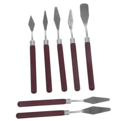 SEWACC 7 Stück Teiliges Malerei Mischschaber Praktische Spachtel für Öl und Acrylmalerei zum und Streichen und Anderen Materialien SEWACC 7 Stück Teiliges Malerei Mischschaber Praktische Spachtel für Öl und Acrylmalerei zum und Streichen und Anderen Materialien von SEWACC