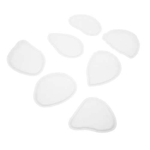 SEWACC 7 Stück Teiliges Silikonformen Anhänger Epoxidharz-schmuckguss Unregelmäßige Formen Einfache Entformung DIY Halsketten Schlüsselanhänger-gießformen von SEWACC