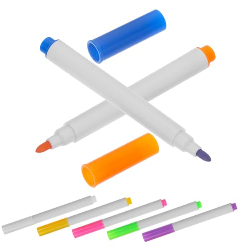 SEWACC 7 Stück Teiliges Whiteboard Marker Abwischbare Leuchtende Farben Praktische Wiederverwendbare Stifte für Schule und Büro Komfortabel und Glatt Schreibend SEWACC 7 Stück Teiliges Whiteboard Marker Abwischbare Leuchtende Farben Praktische Wiederverwendbare Stifte für Schule und Büro Komfortabel und Glatt Schreibend von SEWACC