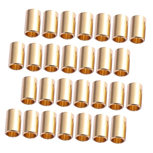 SEWACC 70 Stück Teiliges Kupfer Rohrperlen Langlebige Crimp Spacer Perlen für Schmuckherstellung Vielseitig als End Positionierungsperlen für Armbänder und Halsketten DIY Zubehör SEWACC 70 Stück Teiliges Kupfer Rohrperlen Langlebige Crimp Spacer Perlen für Schmuckherstellung Vielseitig als End Positionierungsperlen für Armbänder und Halsketten DIY Zubehör von SEWACC