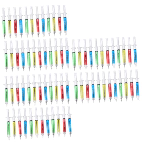 SEWACC 72 Stck. Teiliges Kugelschreiber in Flüssige Schwarze Kugelschreiber Spitze Kreatives Schreibgerät für Schule Büro Mädchen und Jungen Geschenkidee Zufällige Farbe von SEWACC