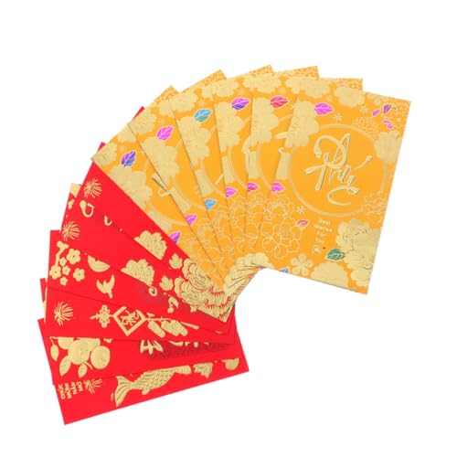 SEWACC 72 Stück Vietnamesisches chinesisches Neujahr Rotpaket Frühlingsfest rote Pakete rote Pakete für Jahr Vietnamesisches Mondfestival li xi Papier Gelb SEWACC 72 Stück Vietnamesisches chinesisches Neujahr Rotpaket Frühlingsfest rote Pakete rote Pakete für Jahr Vietnamesisches Mondfestival li xi Papier Gelb von SEWACC