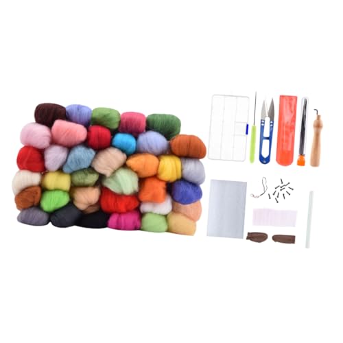 SEWACC 73 Stück Teiliges Filzset mit Nadeln und Werkzeugen Langlebigem Wollfilz für Diy Filzarbeiten Geeignet für Nass und Trockenfilzen Schmuckherstellung Filzmalerei und Bastelprojekte SEWACC 73 Stück Teiliges Filzset mit Nadeln und Werkzeugen Langlebigem Wollfilz für Diy Filzarbeiten Geeignet für Nass und Trockenfilzen Schmuckherstellung Filzmalerei und Bastelprojekte von SEWACC