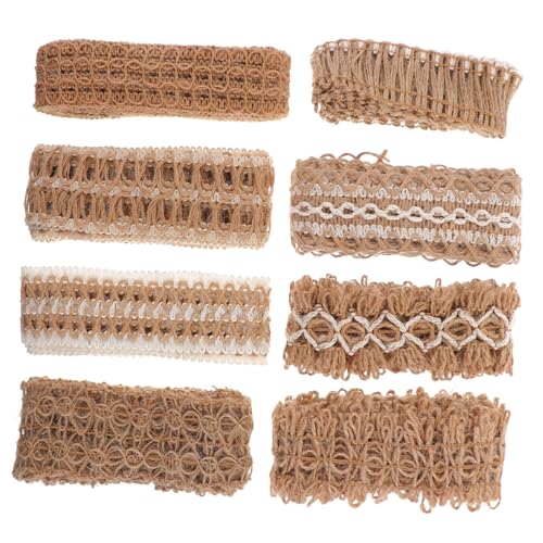 SEWACC 8 Rollen Juteband Rolle Natürliches Dekoratives Geschenkband Bastelband für DIY Geschenkverpackung und Rustikale Dekoration zu Weihnachten Hochzeit SEWACC 8 Rollen Juteband Rolle Natürliches Dekoratives Geschenkband Bastelband für DIY Geschenkverpackung und Rustikale Dekoration zu Weihnachten Hochzeit von SEWACC