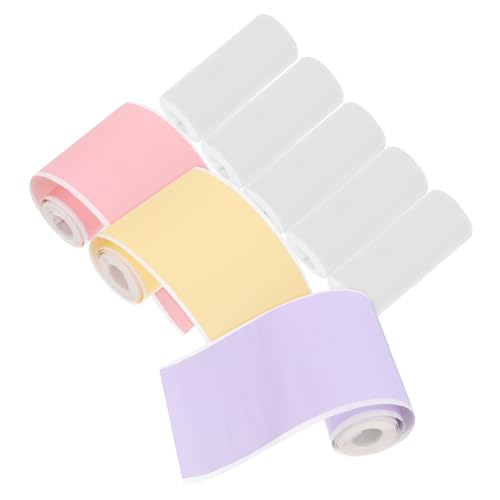 SEWACC 8 Rollen Thermopapier Rollen Selbstklebendes Farbiges Mini Druckerpapier für Mini Thermodrucker Klare Ausdrucke Leicht Abziehbar Vielseitig für Büro Schule und Zuhause SEWACC 8 Rollen Thermopapier Rollen Selbstklebendes Farbiges Mini Druckerpapier für Mini Thermodrucker Klare Ausdrucke Leicht Abziehbar Vielseitig für Büro Schule und Zuhause von SEWACC