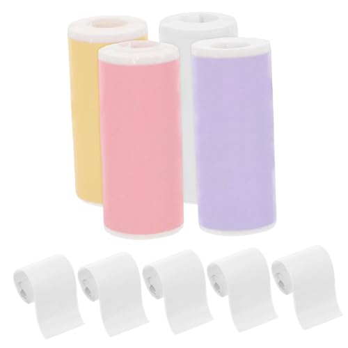 SEWACC 8 Rollen Thermopapier Selbstklebend Mini Druckerpapier für Thermodrucker Farbige Sticker und Notizen Einfache Anwendung Scharfes Druckbild Kindergeeignet SEWACC 8 Rollen Thermopapier Selbstklebend Mini Druckerpapier für Thermodrucker Farbige Sticker und Notizen Einfache Anwendung Scharfes Druckbild Kindergeeignet von SEWACC