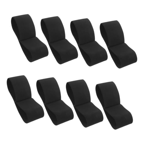 SEWACC 8 Stück Elastische Schwarze Armbänder für Gedenken Geeignet für Fußball Hockey Rugby und Fitnessaktivitäten von SEWACC