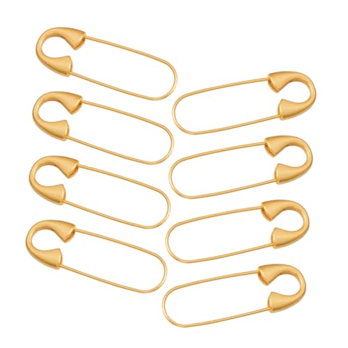 SEWACC 8 Stück Große Goldfarbene Sicherheitsnadeln Broschen für DIY Schmuck Handwerk Vielseitige Anstecknadeln für Schal Kleid und Hemd Einfache Bastelclips für Kreative Modeaccessoires SEWACC 8 Stück Große Goldfarbene Sicherheitsnadeln Broschen für DIY Schmuck Handwerk Vielseitige Anstecknadeln für Schal Kleid und Hemd Einfache Bastelclips für Kreative Modeaccessoires von SEWACC