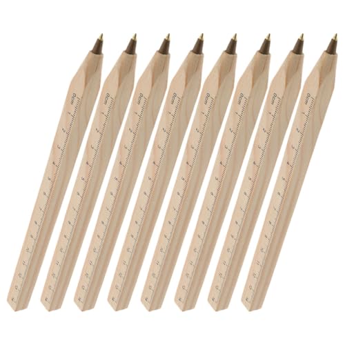 SEWACC 8 Stück Massivholz Schilderstift Vintage Kugelschreiber Bürostifte Schreibwaren Holz Kugelschreiber Zeichenstifte Holzstift Kreativstift Gravierstift Holzbearbeitungs SEWACC 8 Stück Massivholz Schilderstift Vintage Kugelschreiber Bürostifte Schreibwaren Holz Kugelschreiber Zeichenstifte Holzstift Kreativstift Gravierstift Holzbearbeitungs von SEWACC