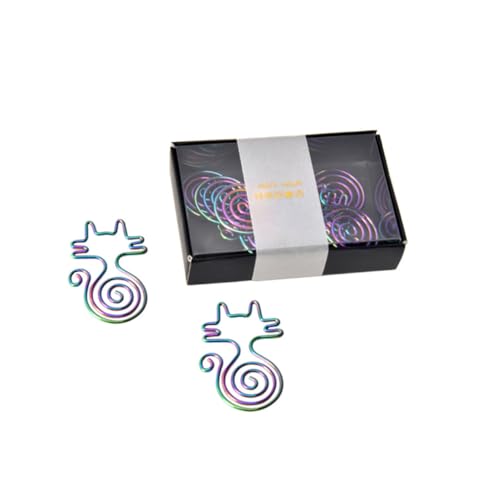 SEWACC 8 Stück Teiliges Bunte Metall Büroklammern Katzenform Verspieltes Design Memo Fotoclips Praktische Papierklemmen für Büro Schule und Organisation SEWACC 8 Stück Teiliges Bunte Metall Büroklammern Katzenform Verspieltes Design Memo Fotoclips Praktische Papierklemmen für Büro Schule und Organisation von SEWACC