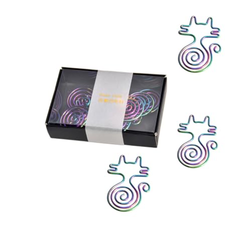 SEWACC 8 Stück Teiliges Bunter Metall katzen büroklammern Kreative Geformte Notizhalter Langlebige Lesezeichen Fotoclips Praktische Papierklemmen für Büro Schule und Zuhause SEWACC 8 Stück Teiliges Bunter Metall katzen büroklammern Kreative Geformte Notizhalter Langlebige Lesezeichen Fotoclips Praktische Papierklemmen für Büro Schule und Zuhause von SEWACC