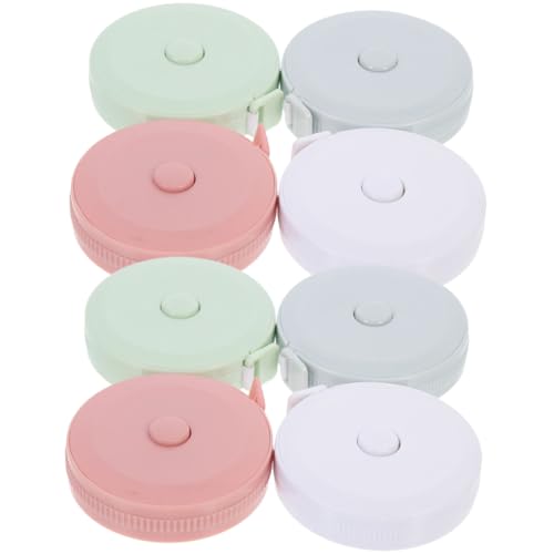 SEWACC 8 Stück Teiliges Flexibles Maßband Weiches Einziehbares Körpermaßband Lang Mini Nähmaßband für Präzise Körper und Kleidungsmaße Praktisches Soft Tape in Weiß Blau Grün SEWACC 8 Stück Teiliges Flexibles Maßband Weiches Einziehbares Körpermaßband Lang Mini Nähmaßband für Präzise Körper und Kleidungsmaße Praktisches Soft Tape in Weiß Blau Grün von SEWACC