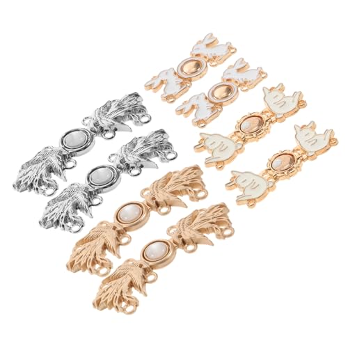 SEWACC 8 Stück Teiliges Jeansknopf Verstellbare Taillenknöpfe Hosenbundstraffer Stabile Metallknöpfe zur Hosenbundanpassung Geeignet für Jeans und Hosen Langlebig und Einfach Anzubringen von SEWACC