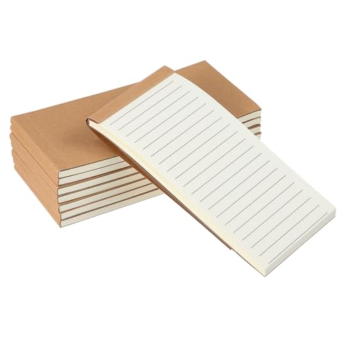 SEWACC 8 Stück Teiliges Kleines Notizblock Handliche Pocket Notizbücher mit Linierten Abreißbare Schreibblöcke für Büro Schule und Unterwegs Praktische Memo Pads für Notizen und To Do von SEWACC