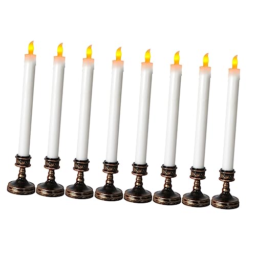 SEWACC 8 Stück Teiliges LED Kerzenlicht Set Flammenlose Dekoration für Weihnachten und Hochzeiten mit Hochwertigem Material und Praktischem Design für Stimmungsvolle Beleuchtung SEWACC 8 Stück Teiliges LED Kerzenlicht Set Flammenlose Dekoration für Weihnachten und Hochzeiten mit Hochwertigem Material und Praktischem Design für Stimmungsvolle Beleuchtung von SEWACC