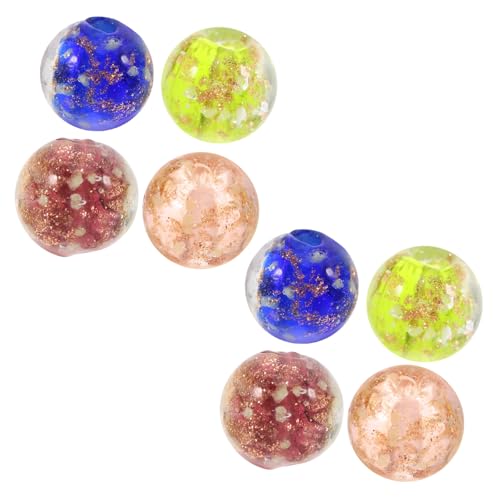 SEWACC 8 Stück Teiliges Leuchtende Glasperlen Bunte Schmuckteile für Armbänder Halsketten Ohrringe DIY Bastelperlen Zubehör in Rot Blau Grün Schwarz Rosa Lila See blau SEWACC 8 Stück Teiliges Leuchtende Glasperlen Bunte Schmuckteile für Armbänder Halsketten Ohrringe DIY Bastelperlen Zubehör in Rot Blau Grün Schwarz Rosa Lila See blau von SEWACC