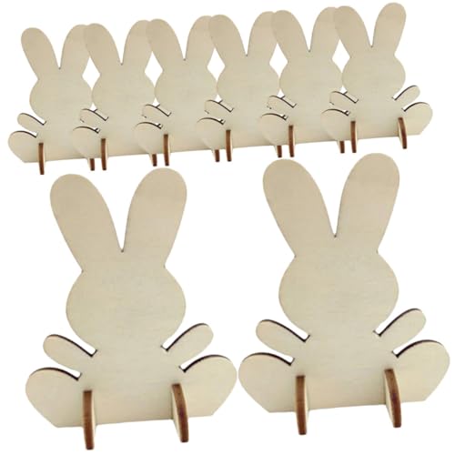 SEWACC 8 Stück Teiliges Osterbastelset Holz Hasen zum Bemalen DIY Holzfiguren Ostern Basteln Frühling Kreativset Robuste Holzchips als Dekorative Puzzle SEWACC 8 Stück Teiliges Osterbastelset Holz Hasen zum Bemalen DIY Holzfiguren Ostern Basteln Frühling Kreativset Robuste Holzchips als Dekorative Puzzle von SEWACC