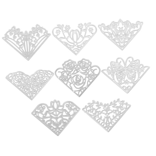 SEWACC 8 Stück Teiliges Prägeschablonen aus Verschleißfestem Carbonstahl Filigrane Stanzformen für Scrapbooking und Bastelarbeiten Langlebig Präzise für Kreative DIY Karten und SEWACC 8 Stück Teiliges Prägeschablonen aus Verschleißfestem Carbonstahl Filigrane Stanzformen für Scrapbooking und Bastelarbeiten Langlebig Präzise für Kreative DIY Karten und von SEWACC