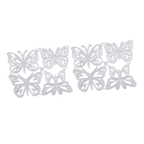 SEWACC 8 Stück Teiliges Schmetterling Stanzschablonen aus Langlebigem Karbonstahl für DIY Basteln Präzises Metall Stanzformen zum Schneiden von Papier Album Karten und Scrapbook SEWACC 8 Stück Teiliges Schmetterling Stanzschablonen aus Langlebigem Karbonstahl für DIY Basteln Präzises Metall Stanzformen zum Schneiden von Papier Album Karten und Scrapbook von SEWACC