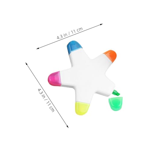 SEWACC 8 Stück Teiliges Sternförmige Textmarker in Neonfarben Fluoreszierende Marker für Lehrer und Schüler Kreative Marker Hervorheben Zeichnen und Notizenmachen SEWACC 8 Stück Teiliges Sternförmige Textmarker in Neonfarben Fluoreszierende Marker für Lehrer und Schüler Kreative Marker Hervorheben Zeichnen und Notizenmachen von SEWACC
