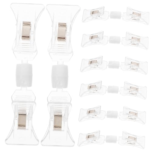 SEWACC 8 Stück Transparente Preisschildhalter aus Robuste Clip Halterung für Preisschilder für Supermärkte Einzelhandel und Büroanwendungen SEWACC 8 Stück Transparente Preisschildhalter aus Robuste Clip Halterung für Preisschilder für Supermärkte Einzelhandel und Büroanwendungen von SEWACC