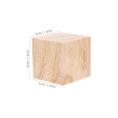 SEWACC 8 Stück Unlackierte Quadratische Holzblöcke Kiefernholz Teilig Blanko Bastelwürfel zum Schnitzen Bemalen DIY Holzklötzchen für Kreative Handwerksprojekte und Dekoration SEWACC 8 Stück Unlackierte Quadratische Holzblöcke Kiefernholz Teilig Blanko Bastelwürfel zum Schnitzen Bemalen DIY Holzklötzchen für Kreative Handwerksprojekte und Dekoration von SEWACC