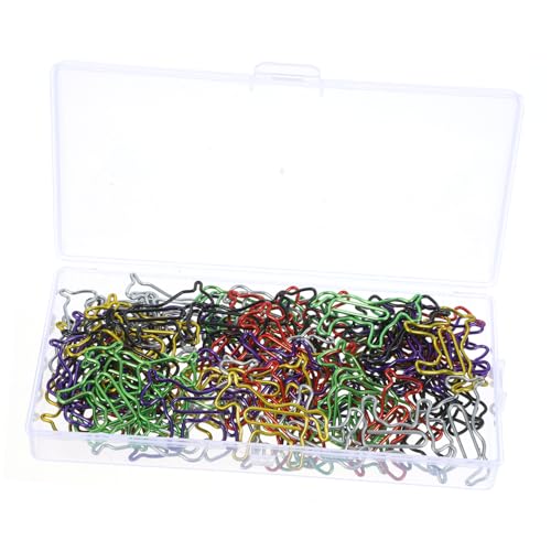 SEWACC 80 Stück Bunte Kleine Pferde Büroklammern Dekorative Metall Clips für Dokumente Schule und Büro Süßes Design Farben für Kreative Projekte und Organisation von SEWACC