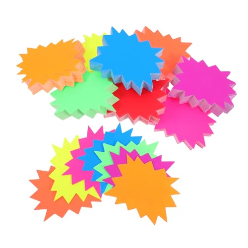 SEWACC 80 Stück Fluoreszierende Sternform Etiketten für Garagen und Hofverkäufe Verkaufsetiketten für Einzelhandel und Temporäre Preisänderungen SEWACC 80 Stück Fluoreszierende Sternform Etiketten für Garagen und Hofverkäufe Verkaufsetiketten für Einzelhandel und Temporäre Preisänderungen von SEWACC