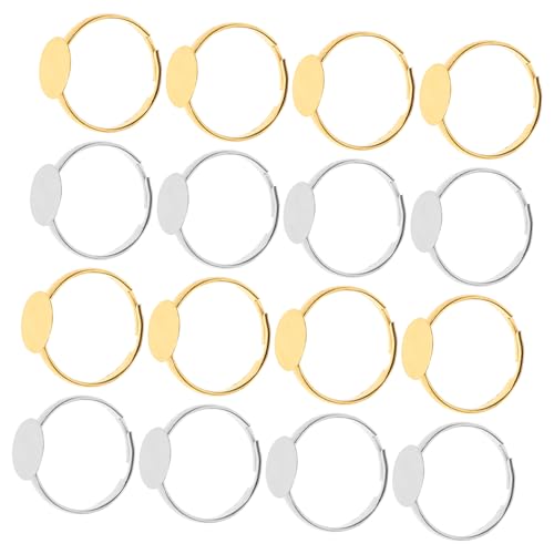 SEWACC 80 Stück Teiliges DIY Ring Basisset Silber und Goldfarbene Ringe Schmuckherstellung Zubehör Langlebige Ringrohlinge für Kreative Bastelprojekte und Persönliche Geschenke SEWACC 80 Stück Teiliges DIY Ring Basisset Silber und Goldfarbene Ringe Schmuckherstellung Zubehör Langlebige Ringrohlinge für Kreative Bastelprojekte und Persönliche Geschenke von SEWACC
