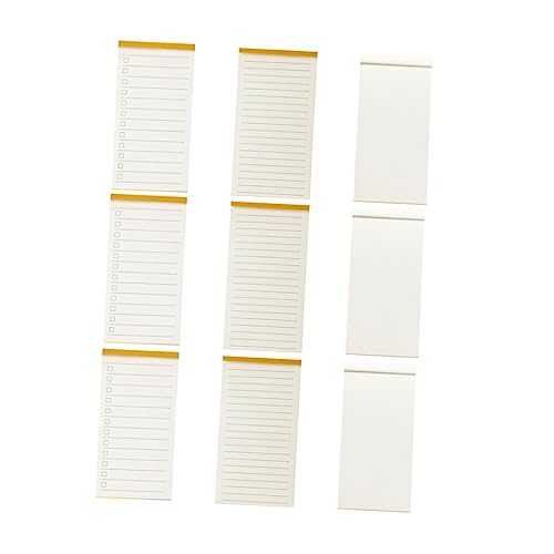SEWACC 9 Stück Notizbuch Tagesplaner Notizblock Groß Hausaufgabenplaner Einfach Täglich Party Checkliste Notizblock Mini-notizblöcke Schrullig Überprüfen Pads Mehrere Arbeiten Papier Weiß SEWACC 9 Stück Notizbuch Tagesplaner Notizblock Groß Hausaufgabenplaner Einfach Täglich Party Checkliste Notizblock Mini-notizblöcke Schrullig Überprüfen Pads Mehrere Arbeiten Papier Weiß von SEWACC