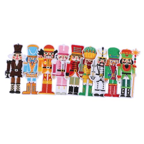 SEWACC 9 Stück Teiliges Bestickte Weihnachts Patches aus Robustem Stoff Einzigartige Applikationen zum Aufbügeln für Kleidung Taschen und Festliche Dekorationen Langlebig und Detailreich SEWACC 9 Stück Teiliges Bestickte Weihnachts Patches aus Robustem Stoff Einzigartige Applikationen zum Aufbügeln für Kleidung Taschen und Festliche Dekorationen Langlebig und Detailreich von SEWACC