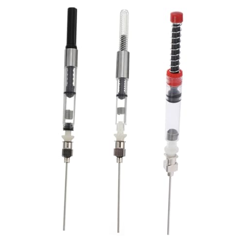 SEWACC 9 Stück Teiliges Füllfederhalter Tintenabsorber aus Edelstahl und Ergonomisch Einfach zu Bedienen Geeignet für Standard Füller für Schule und Büro von SEWACC