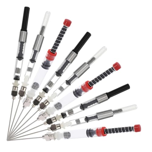 SEWACC 9 Stück Teiliges Füllfederhalter Tintenabsorber aus Edelstahl und Kompatibel Durchmesser Vakuumfederbasiertes Nachfüllsystem für Kalligraphie und Schreibgeräte SEWACC 9 Stück Teiliges Füllfederhalter Tintenabsorber aus Edelstahl und Kompatibel Durchmesser Vakuumfederbasiertes Nachfüllsystem für Kalligraphie und Schreibgeräte von SEWACC
