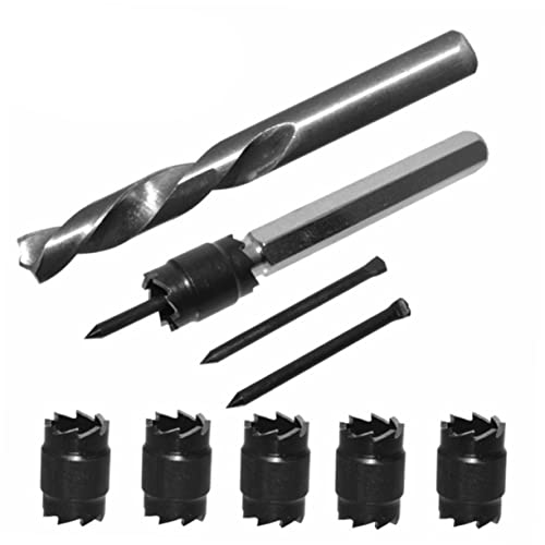 SEWACC 9 Stück Teiliges Hochgeschwindigkeitsstahl Schweißpunktbohrer Robuster und Effizienter Entferner für Punktschweißungen für Aluminiumplatten SEWACC 9 Stück Teiliges Hochgeschwindigkeitsstahl Schweißpunktbohrer Robuster und Effizienter Entferner für Punktschweißungen für Aluminiumplatten von SEWACC
