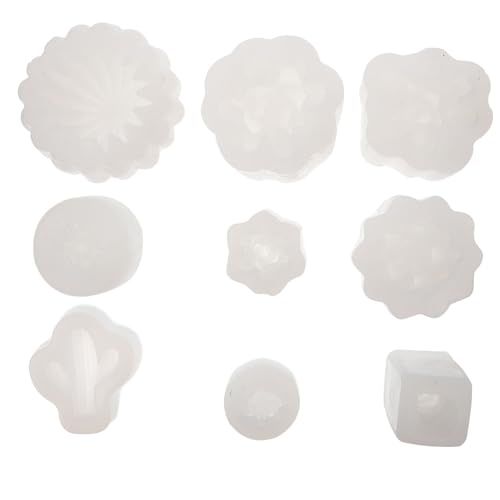 SEWACC 9 Stück Teiliges Silikon Kaktus Form für DIY Kerzen Seifen Basteln Detaillierte Sukkulenten Gießformen Geeignet für Paraffin Wachs Bienenwachs Kerzenherstellung Kreative SEWACC 9 Stück Teiliges Silikon Kaktus Form für DIY Kerzen Seifen Basteln Detaillierte Sukkulenten Gießformen Geeignet für Paraffin Wachs Bienenwachs Kerzenherstellung Kreative von SEWACC