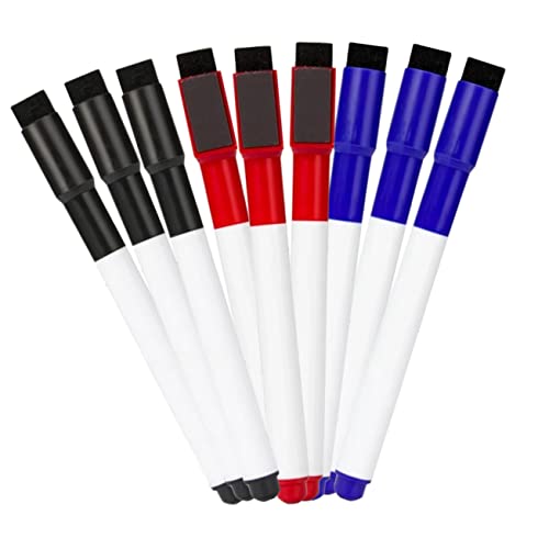 SEWACC 9 Stück Trockenlöschstifte Schwarzer Radiergummi Schwarze Whiteboard Stifte Weiße Markierungsetiketten Tafeln Radiergummis Für Löschbare Marker Whiteboard Stifte SEWACC 9 Stück Trockenlöschstifte Schwarzer Radiergummi Schwarze Whiteboard Stifte Weiße Markierungsetiketten Tafeln Radiergummis Für Löschbare Marker Whiteboard Stifte von SEWACC