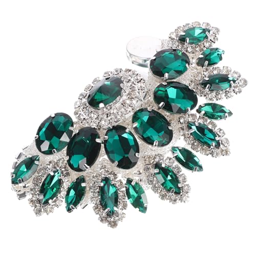 SEWACC Ab Farbverlauf Pferdeauge Strass Applikation Grün Silber Basis DIY Broschen Patch für Kleidung Hüte Taschen Vielseitiger Schmuck zum Aufbügeln und Reparieren Handarbeitszubehör SEWACC Ab Farbverlauf Pferdeauge Strass Applikation Grün Silber Basis DIY Broschen Patch für Kleidung Hüte Taschen Vielseitiger Schmuck zum Aufbügeln und Reparieren Handarbeitszubehör von SEWACC
