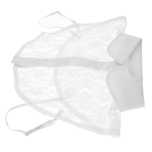 SEWACC Abnehmbarer Damen Fake Kragen aus Spitzenstoff Modischer Blusenkragen Einsatz Leichter Falscher Kragen für Natürliche Passform Vielseitig Kombinierbar Eleganter Schmuck für Blusen SEWACC Abnehmbarer Damen Fake Kragen aus Spitzenstoff Modischer Blusenkragen Einsatz Leichter Falscher Kragen für Natürliche Passform Vielseitig Kombinierbar Eleganter Schmuck für Blusen von SEWACC
