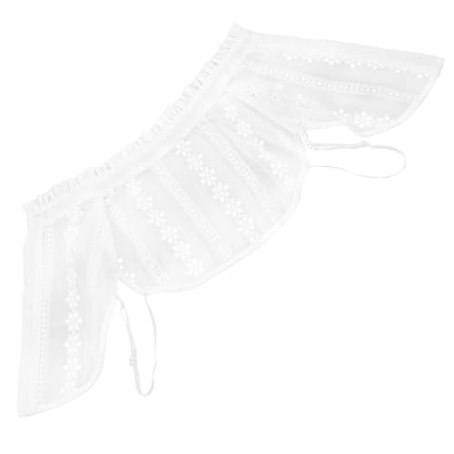 SEWACC Abnehmbarer Fake Kragen Damen Atmungsaktiver Blusenkragen aus Leichtem Material Eleganter Weißer Falscher Kragen für Herbst Winter Modisches Accessoire zur Dekoration von Blusen SEWACC Abnehmbarer Fake Kragen Damen Atmungsaktiver Blusenkragen aus Leichtem Material Eleganter Weißer Falscher Kragen für Herbst Winter Modisches Accessoire zur Dekoration von Blusen von SEWACC