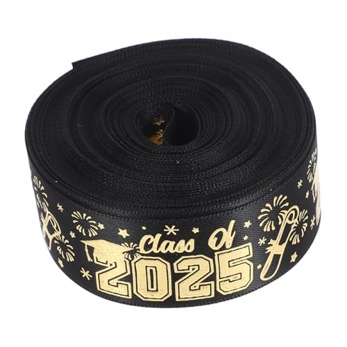 SEWACC Abschlussband Polyester mit Goldenem Folien Druck Yards Geschenkband für Abschlussfeiern Diy Dekorationen und Vielseitige Anlässe SEWACC Abschlussband Polyester mit Goldenem Folien Druck Yards Geschenkband für Abschlussfeiern Diy Dekorationen und Vielseitige Anlässe von SEWACC