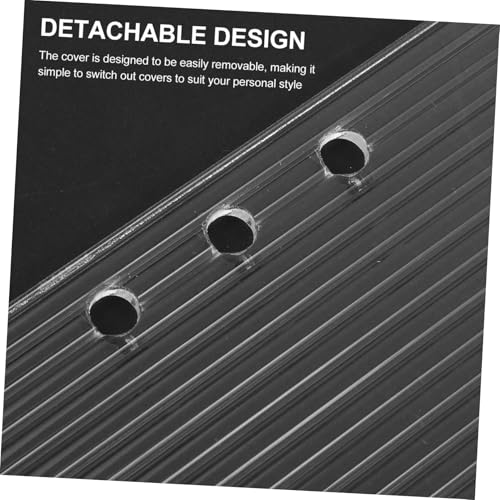 SEWACC Acryl Ringbuch Einband Transparent Robuste Binder Hülle Abnehmbar DIY Planer Umschlag für Notizbuch und Tagebuch von SEWACC