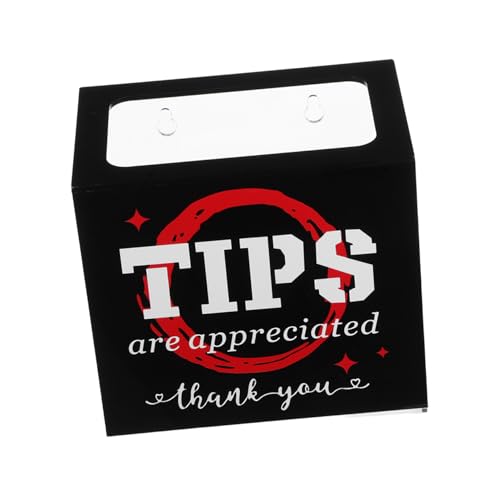 SEWACC Acryl Spendenbox mit Schlitz Vielseitige Vorschlagsbox aus Robustem Acryl für Restaurant Bar Transparent als Geld Spendenbehälter Langlebig und Schützend von SEWACC